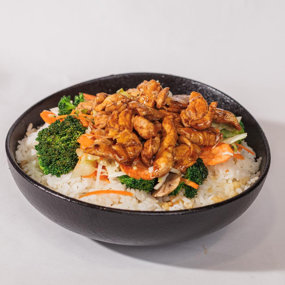Pollo teriyaki de Zoku Japón