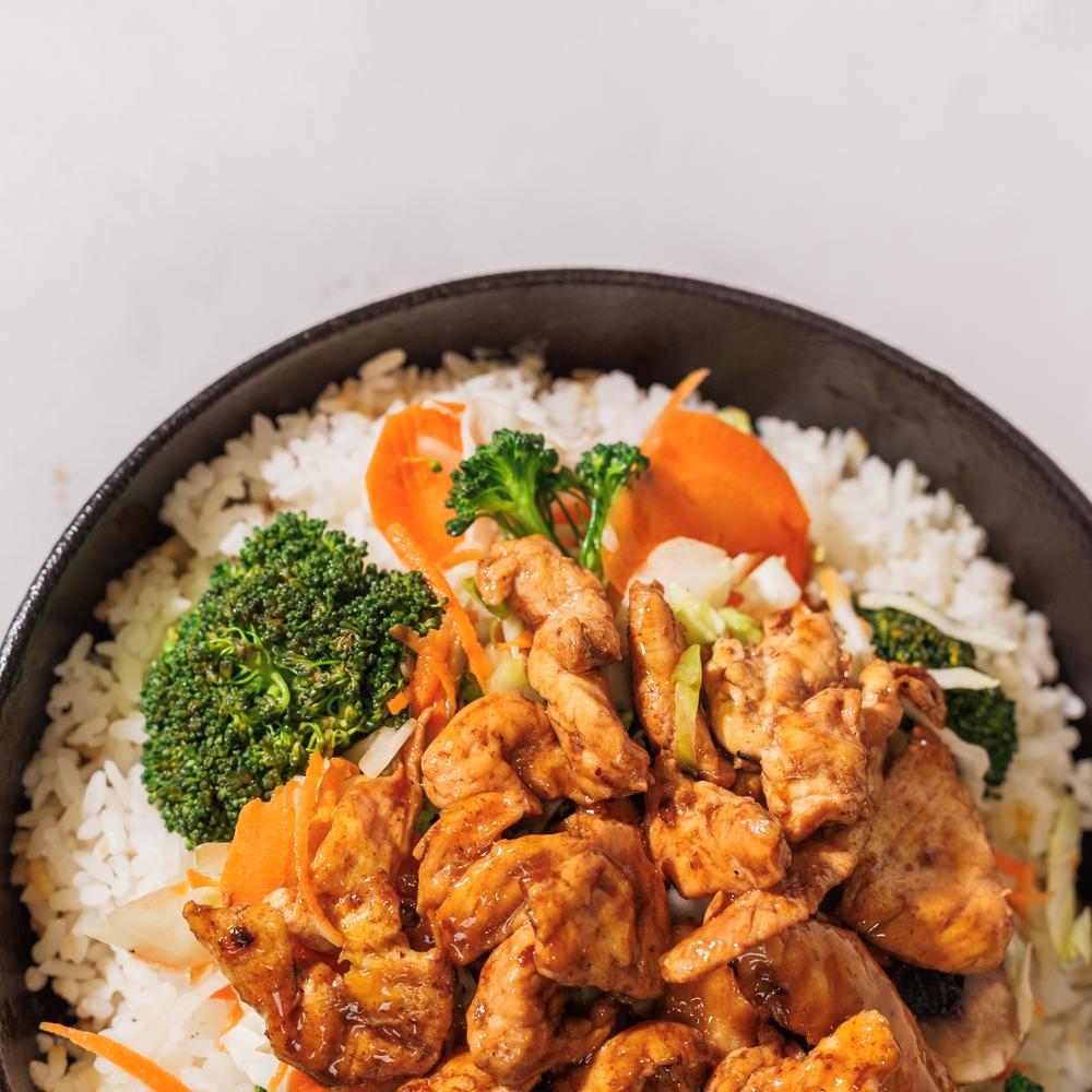 Teriyaki Pork con Agua